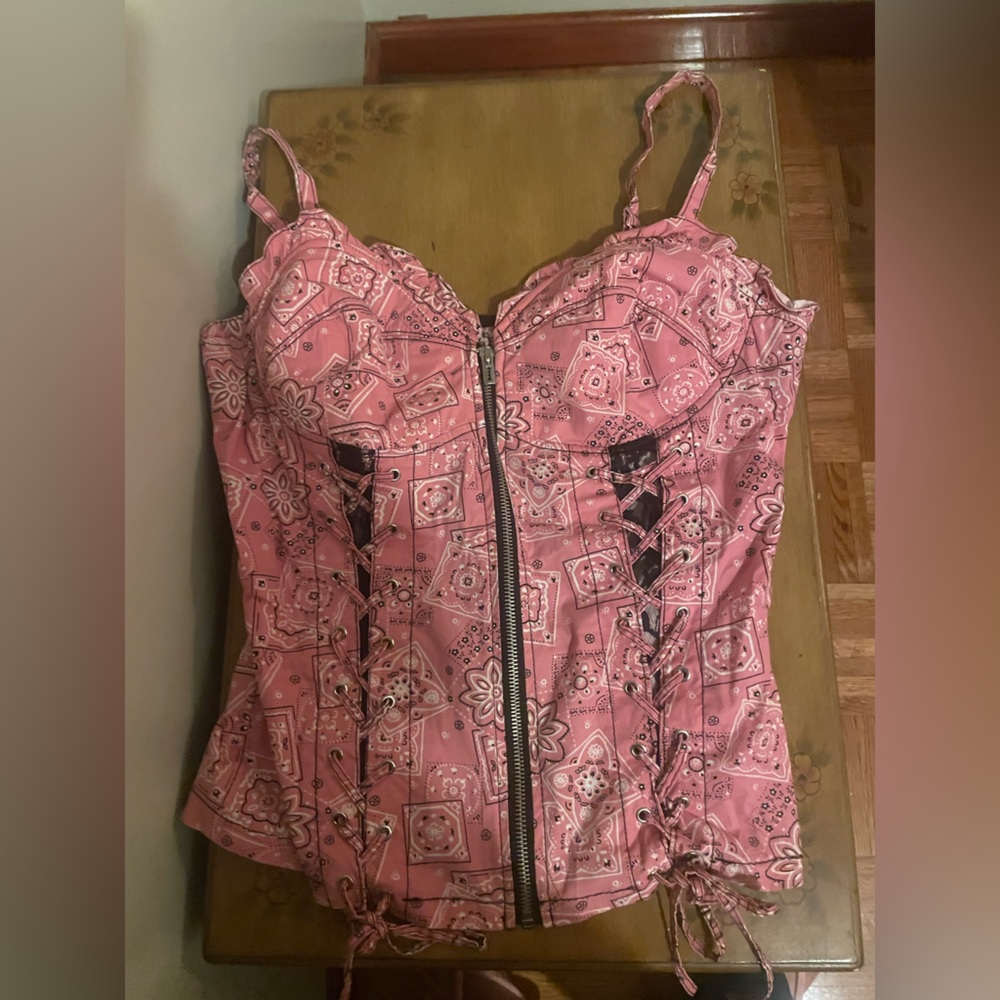 Raoyal bones pink corset size large